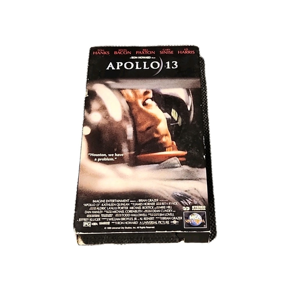Apollo 13 VHS Tape Tom Hanks Kevin Bacon 1995 Universal‎